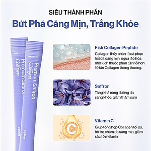 Bột Uống Collagen Gilaa Cao Cấp Kết Hợp Saffron - (60 gói x 2g)