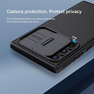 Ốp lưng chống sốc cho Samsung Galaxy S26 Ultra , S25 Ultra , S24 Ultra Camshield Pro nắp đậy bảo vệ Camera - Hàng nhập khẩu