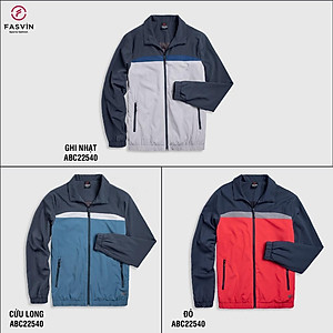 Áo gió nam thể thao 2 lớp Fasvin chất liệu cao cấp mềm mại co giãn ABC22540.HN