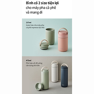 Bình giữ nhiệt LocknLock Metro Two Way LHC4272/LHC4274 - Hàng chính hãng