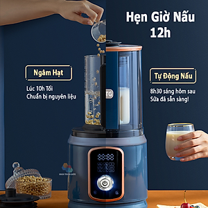 Máy Làm Sữa Hạt Đa Năng CB9250 Công Nghệ Giảm Ồn Cách Âm, Hút Chân Không, Hẹn Giờ Thông Minh, Xay Nấu 4D Mịn, Chống Dính Chống Khê, Tự Vệ Sinh, Hàng Chính Hãng