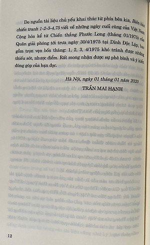 Biên Bản Chiến Tranh 1-2-3-4.75 ( Xuất bản lần thứ sáu )