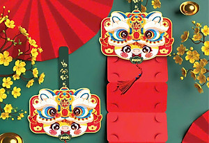 BAO LÌ XÌ QUẠT – LÌ XÌ XẾP TẦNG SÁNG TẠO CHO ĐÁM CƯỚI & NĂM MỚI (MẪU & MÀU NGẪU NHIÊN)
