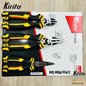 Bộ kềm công nghiệp cao cấp thương hiệu Kirito nhật hỗ trợ 30% lực cắt, có ép cos, màu sắc Vàng Đen