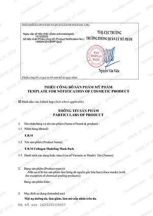 [KHUYẾN MÃI] Bột Mặt Nạ Dẻo Collagen Nâng Cơ Săn Chắc Chống Lão Hóa TBM Hàn Quốc 1kg