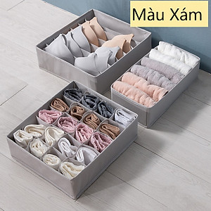 Hộp Đựng Đồ Lót, COMBO 3 Khay Đựng Đồ Lót Có Chia Ngăn, Cứng Cáp, Hàng Đẹp Loại I
