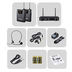 Takstar X3PP - Micro Không Dây UHF Cho Giảng Dạy, Phát Biểu, Sân Khấu, Phạm Vi Hoạt Động 50m - Hàng Chính Hãng