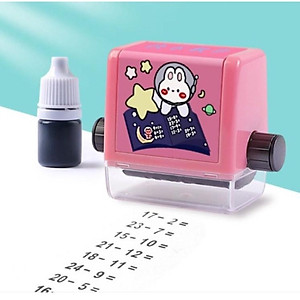 Máy in con lăn tạo phép tính cộng trừ,máy tạo phép tính đơn giản ra bài tập cho bé học toán