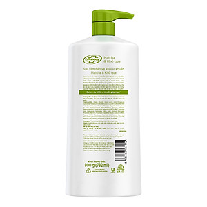 Sữa Tắm Lifebuoy 800gr Detox Và Sạch Sâu Khỏi Bụi Mịn Pm2.5 Detox 100% Từ Thiên Nhiên Diệt Khuẩn - Matcha & Khổ Qua