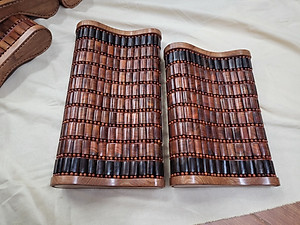 Gối Gỗ Trắc Miếng , Gối Công Thái Học - Kích Thước 43cmx24cmx8cm/4cm ( video , hình thật ) 