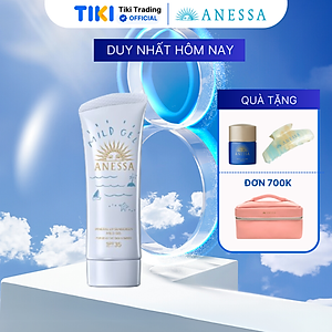 Kem chống nắng dạng gel dịu nhẹ cho da nhạy cảm và trẻ em Anessa Mineral UV sunscreen mild gel For Sensitive Skin & Babies SPF 35+ PA++++ 90g