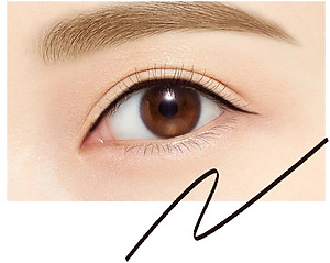 Bút Chì Gel Kẻ Mí Mắt Siêu Chống Trôi Dạng Xoay Kissme Heroine Make Màu Nâu #02 0.08 G