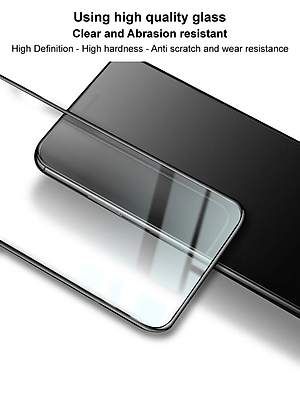 Kính cường lực cho Samsung Galaxy A06 Full màn hình viền đen độ cứng 9h, chống vỡ, chống xước, dán màn hình cao cấp - Hàng chính hãng