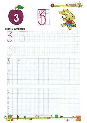 Tủ Sách Bé Vào Lớp Một - Tập Tô Số Lớp 1