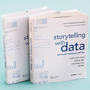 Sách Storytelling With Data - Kể Chuyện Thông Qua Dữ Liệu (Cuốn Cẩm Nang Hướng Dẫn Trực Quan Hóa Dữ Liệu)