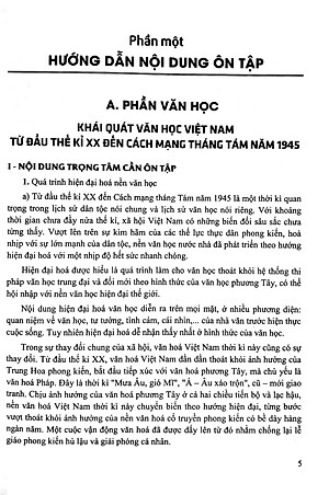 Hướng Dẫn Ôn Tập Kì Thi THPT Quốc Gia Năm Học 2019 - 2020 Môn Ngữ Văn