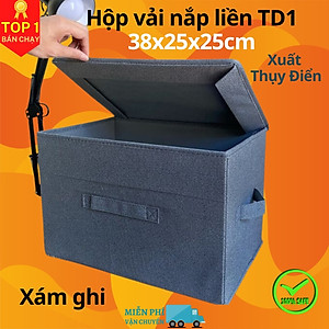 [Xuất Nhật] Hộp Đựng Đồ Đa Năng TD1 – Túi Vải Đựng Quần Áo Chăn Màn Phong Cách Thụy Điển Sang Trọng, Lịch Sự – Hàng Chính Hãng