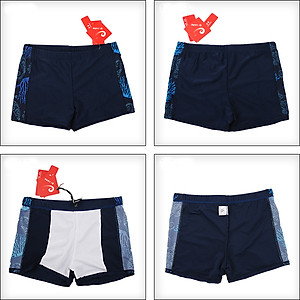 Quần bơi nam dáng vừa, chất thun co giãn 4 chiều, thoáng mát nhanh khô, ôm sát thoải mái, có size theo cân nặng, quần bơi cho bé trai lớn | BN001