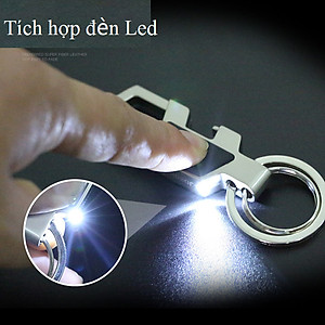 Móc chìa khóa đa năng ô tô, xe máy, gia đình thương hiệu JOBON - Thép hợp kim cao cấp - Da thật 100% - Trọng lượng: 36g -  Mã: ZB-018 - Hàng Nhập Khẩu