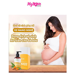 Dung Dịch Vệ Sinh Phụ Nữ X2 Nano Nghệ Cocayhoala Giảm Mùi Hôi, Ngứa, Khí Hư - Se khít Vùng Kín, Chai 150 ml 