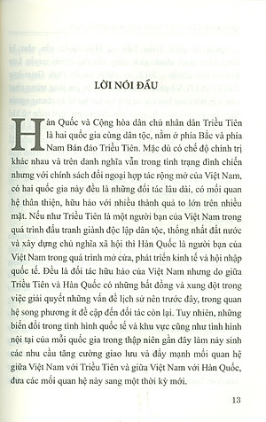 Quan Hệ Của Việt Nam Với Hai Quốc Gia Trên Bán Đảo Triều Tiên (Sách chuyên khảo)