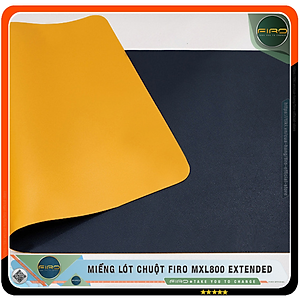 Miếng Lót Chuột FIRO MXL800 EXTENDED - Tấm Lót Chuột Cỡ Lớn 2 Mặt 80cmx40cm - Chất Liệu Da PU Cao Cấp - Tấm Lót Chuột Và Bàn Phím Chơi Game - Tấm Trải Bàn Làm Việc - Hàng Chính Hãng FIRO