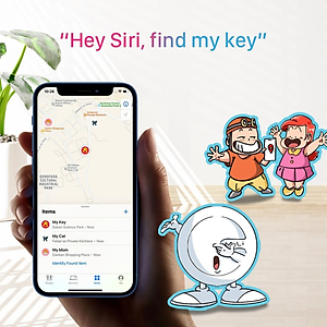 Thiết Bị Định Vị MiLi MiTag HD-P16 Tương thích App Find My Trên I.phone, Chống Nước IP67, Kết Nối 120m - Hàng Chính Hãng