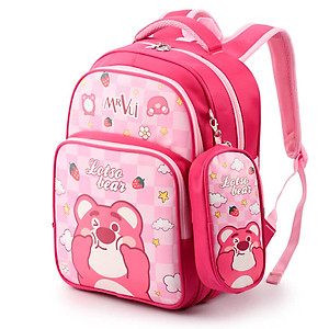 Balo Học Sinh Tiểu Học Dành Cho Bé Gái Lớp 1-3 MR VUI 947 - Hàng Chính Hãng