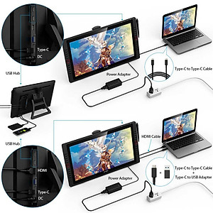 Bảng Vẽ Màn Hình XP-Pen Artist 22R Pro 21.5inch IPS FullHD 90% AdobeRGB, 2 Dial, 20 Express Keys, Lực Nhấn 8192 - Hàng Chính Hãng