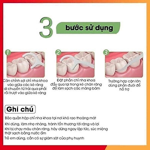 Hộp 50 Tăm Chỉ Nha Khoa Tăm Nhựa Nha Khoa Tiện Dụng Làm Sạch Răng