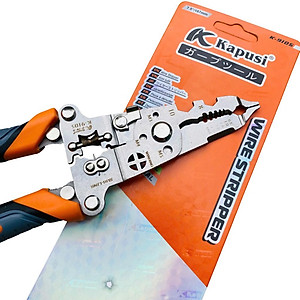 Kìm Tuốt Dây Đa Năng 12 trong 1 Kapusi Japan - Cắt, Uốn, Tuốt Dây Chuyên Dụng K9105