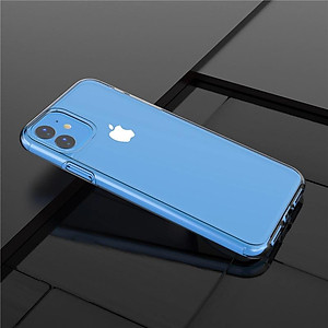 (Mua 1 tặng 1) Ốp lưng dẻo silicon cho iPhone 11 (6.1 inch) hiệu Ultra Thin (siêu mỏng 0.6mm, chống trầy, chống bụi) - Hàng nhập khẩu