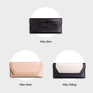 Ví Yuumy ( Thời trang nữ kiểu cầm tay dáng dài - Ví da Verein YV91 )