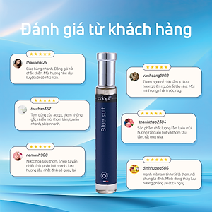 Nước hoa blue suit, nước hoa nam adopt hương thơm sang trọng mạnh mẽ dung tích 30ml