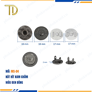 Nút hít nam châm túi xách, Nút nam châm túi xách, Nút nam châm gắn túi mạ điện độ bền 5-8 năm