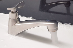 Vòi rửa mặt lavabo KG11 tay gạt dùng cho nước lạnh loại đẹp cao cấp inox sus304 - Hàng chính hãng