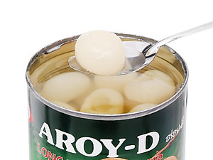 Trái Vải Ngâm Đường Aroy-D 565g - Nhập Khẩu Thái Lan | Aroy-D Lychee in Syrup 565g