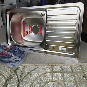 Chậu Rửa Bát Inox Chính Hãng Tân Á Đại Thành Nhiều Kích Thước - Loại 2 hộc, 1 hộc 1 cánh,..Tặng kèm bộ xi phông