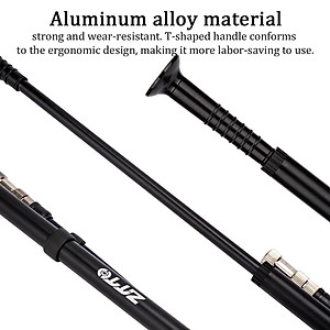 Máy bơm khí ZTTO 300PSI giảm chấn cho xe đạp MTB áp suất cao với thiết bị đo van Schrader & Presta