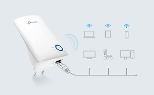 Bộ Mở Rộng Sóng Wifi TP-Link TL-WA850RE Chuẩn N 300Mbps - Hàng Chính Hãng