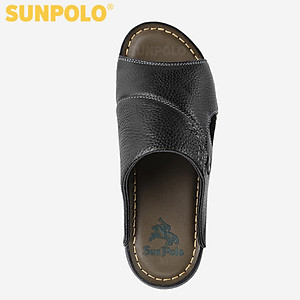 Dép Nam Quai Ngang Da Bò Sunpolo SUD21DN