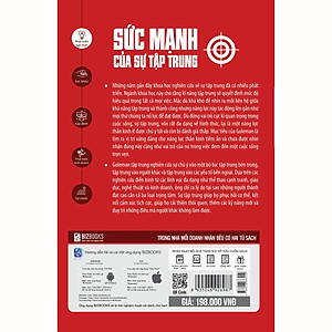 Sách Sức Mạnh Của Sự Tập Trung - Bí mật để tạo nên sự xuất sắc