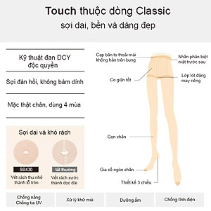 Quần tất Nhật SABRINA Tough chống xước siêu dai bền đẹp dùng 4 mùa