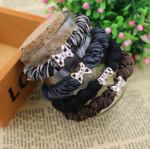 Sét dây buộc tóc tròn to mầu ngẫu nhiên HD29 