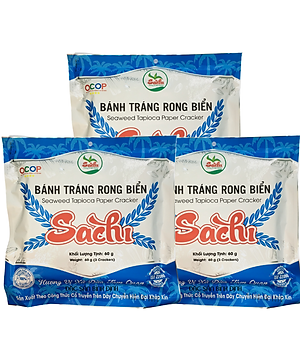 Bánh Tráng Rong Biển Nướng Sẵn Sachi Loại 45Gram