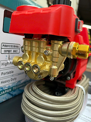 MÁY RỬA XE SK9070 ,CÓ CHỈNH ÁP,TẶNG KÈM BÌNH TẠO BỌT - Bảo Hành 12 tháng