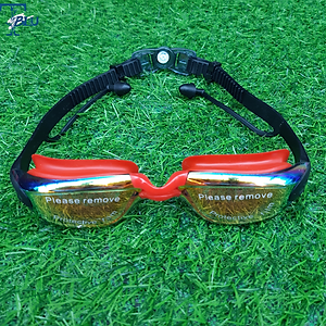 Kính Bơi Tráng Gương Liền Nút Tai TBLU Chống Tia UV, Hấp Hơi Nước