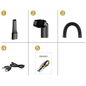 Máy hút bụi cầm tay không dây HEPA 6000pa dùng cho vệ sinh xe ô tô