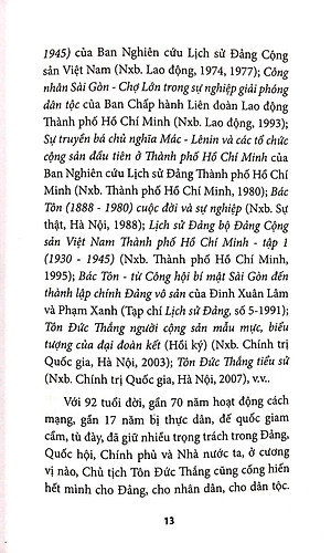 Sách Tôn Đức Thắng Với Phong Trào Công Nhân Sài Gòn Đầu Thế Kỷ XX Đến Năm 1930