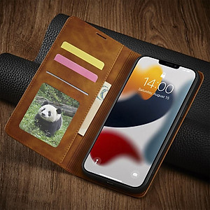 Bao da dạng ví dành cho iPhone 14, 14 Pro, 14 Plus, 14 Pro Max hiệu Forwenw - Hàng nhập khẩu